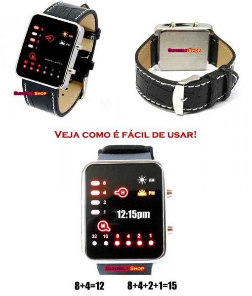 relogio de led